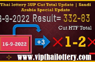 Thai Lotto Saudi Arabia Special Update Cut Total 16-09-2022