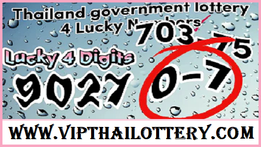 Thailand Government Lottery 99.99 Win Tips Lucky Digit 16-5-2025
