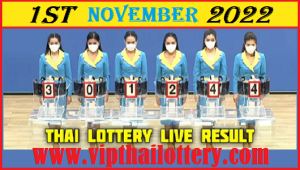 Thai Lottery Result Today Live 1st November 2022