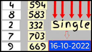 Thailand lottery single Link akrra routine formula 16.10.2022