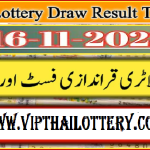 Official Thailand Lottery GLO Complete Result 16-11-2022