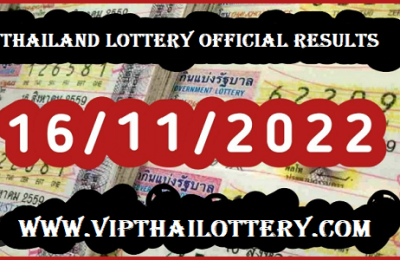 Thai Lottery Result Today Live 16th November 2022
