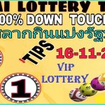 Thai Lottery Tips 100% Down Touch 2D Non Miss 16-11-2022