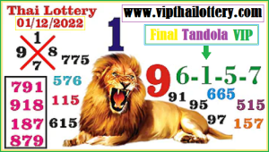 Thailand Lotto Vip Golden Guess Paper Tandola 01-09-2023