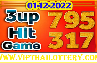 Thailand lottery 3D Calculation Game Open 1-12-2022