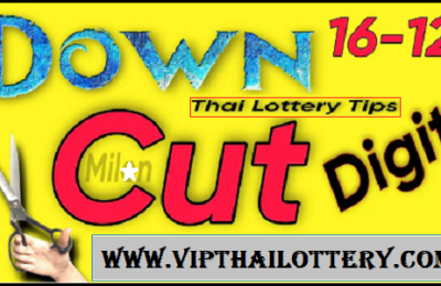 Thai Lottery 2D Cut Digit Formula Down Tips 16 December 2022