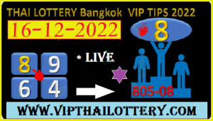 Thai Lottery Bangkok Vip Tips Sure Number 16.12.2022