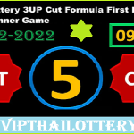 Thai Lottery Cut Formula Sure Winner Game First Game 30.12.2022