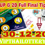 Thailand Lottery 2D Full 3UP Hit Total Final Tips 16-12-2022