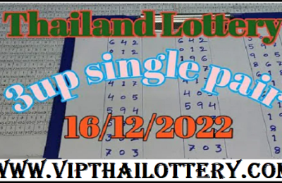 Thailand Lottery 3up Pair Possible Set Tips Tricks 16/12/2022