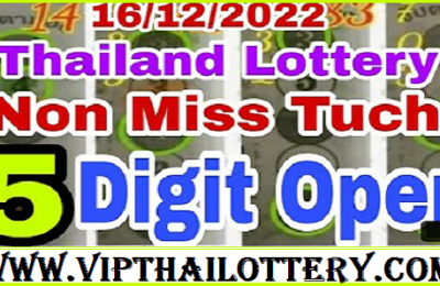 Thailand Lottery Strong pair down game non miss 16/12/2022