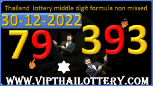 Thailand lottery middle digit formula non missed 30-12-2022