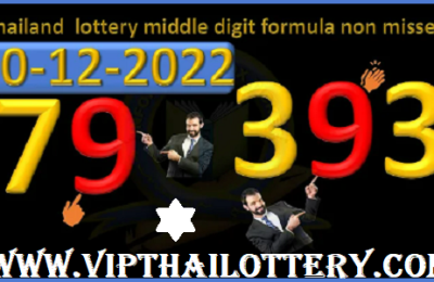 Thailand lottery middle digit formula non missed 30-12-2022