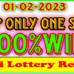 Thai Lottery Final 3up Only One Set 100% Win 01 February 2566