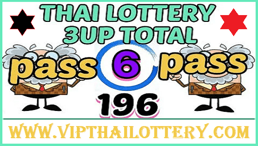 Thai Lottery 100% Sure Number 3up Total Set Pair Pass 01-3-2025