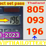 Thailand Lottery 3up Direct Set Pass Final Forcast 17.01.2023