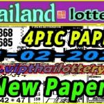 Thailand Lottery Bangkok 4pic First Paper 01-02-2023