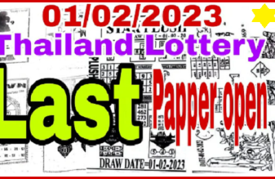 Thailand Lottery Last Paper Open 01/02/2023