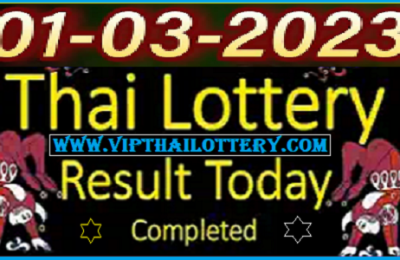 Thai Government Lottery Results Complete Chart 01.03.2023