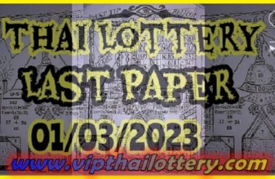 Thai Lottery Last Paper Open Bangkok Tip 01.03.2023