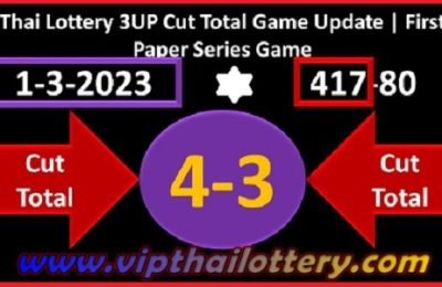 Thai Lotto Cut Total Game First Paper Series 01.03.2023