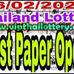 Thailand Lottery GLO Bangkok Last Paper Tip Open 16.02.2023