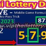 Thai Lottery Ohio Pass Trick Middle Game Formula 01.04.2023