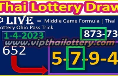 Thai Lottery Ohio Pass Trick Middle Game Formula 01.04.2023