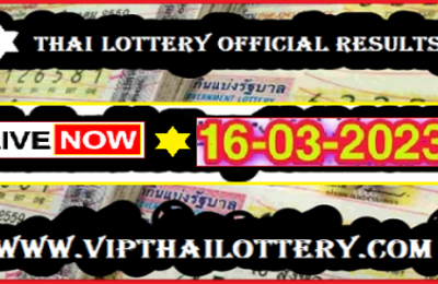 Thai Lottery Result Today Live 16th March 2023