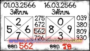 Thai lottery 3Up Single Digit Formula 100% Sure Game 16.03.2023