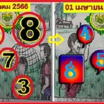 Thailand Lottery 3up & Down Non-Missed Totals 01/04/23