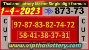 Thailand Lottery Master Single Cut Digit Formula 01 April 2023