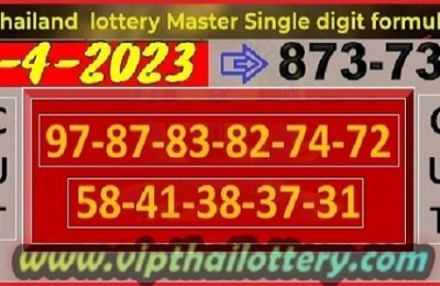 Thailand Lottery Master Single Cut Digit Formula 01 April 2023