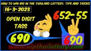 Thailand Lottery Open Digit Tass Big Win Tips and Tricks