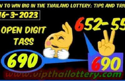 Thailand Lottery Open Digit Tass Big Win Tips and Tricks