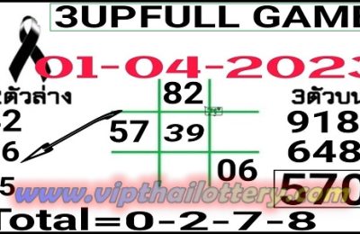 Thailand Lotto 3up Total Full Game