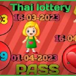 Thai Lottery 3d Non-Missed Pass Formula Vip Tip 16th April 2023