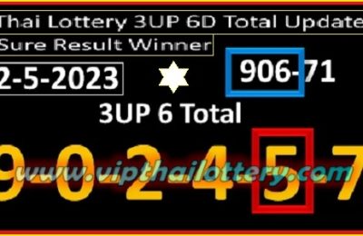 Thai Lottery 3up 6D Total Update Sure Numer 02.05.2023