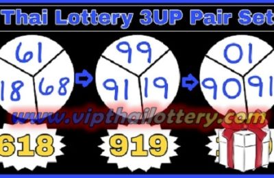 Thai Lottery 3up Pair Set Today Result Prize Bond Final Cut