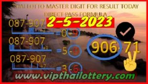 Thai Lotto Master Digit Direct Pass Formula Today Result 02.05.2023