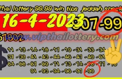 Thai lottery 99% Cut Digit Win Tips Jeddah Special 16-4-2023