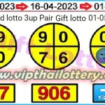 Thailand Lottery 3up Direct Set Gift Lotto Result 01 May 2566