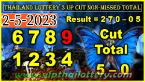 Thailand Lottery Down Non-Missed Cut Total Sure Number