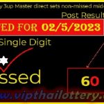 Thailand Lottery Master Direct Sets Middle Digit 02-05-2023