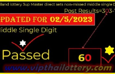 Thailand Lottery Master Direct Sets Middle Digit 02-05-2023