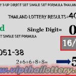 Thailand Lottery Non-Missed Direct Formula Single Digit 16.4.23