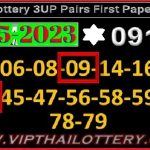 Thai Lottery 3up Pairs First Paper Game Trick 16th May 2023