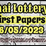 Thai Lottery First Papers Official Bangkok Magazine Tip 16.05.2023