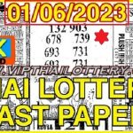 Thai Lottery Official Bangkok Last Paper 01.06.2023