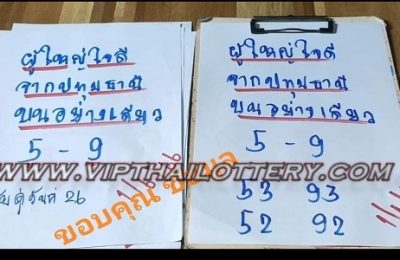 Thai Lottery Vip 3d Chart Route Single Hit Set Results 01.06.2023